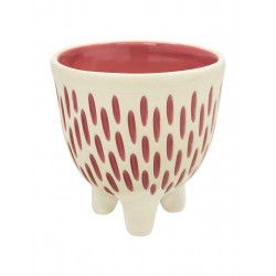Petit Pot en Céramique Traits Rose - Bibop et Lula