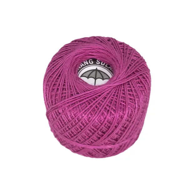 Fil à broder rose framboise en bobine
