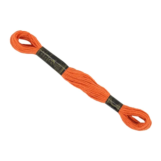 Fil à broder orange