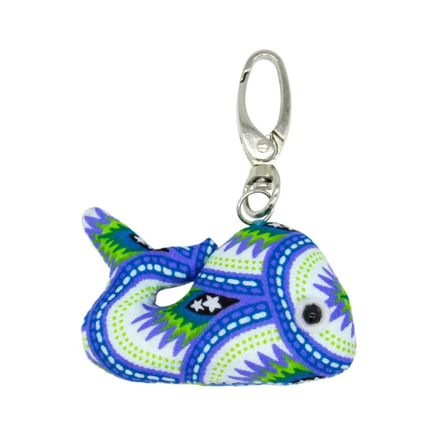 Porte-clé baleine Mandala