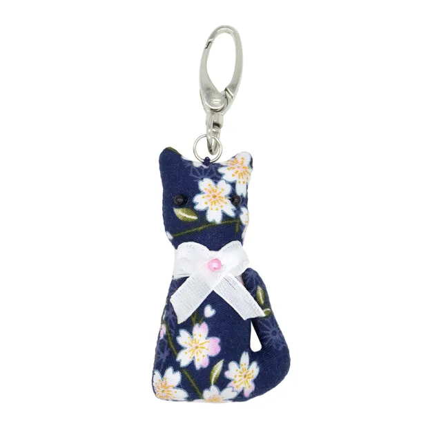 Porte-clé chat Sayuri Bleu
