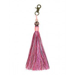 Porte-clé pompon rose - Bibop et Lula