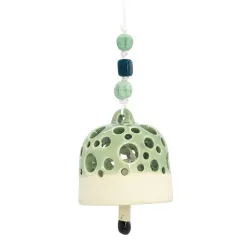 Cloche De Table En Céramique Blanche Avec Motif Roses - Décoration Et Usage Pratique Pour Restaurants, Bars, Maison