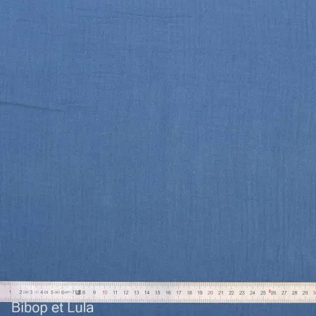 Double gaze de coton Bleu Pastel