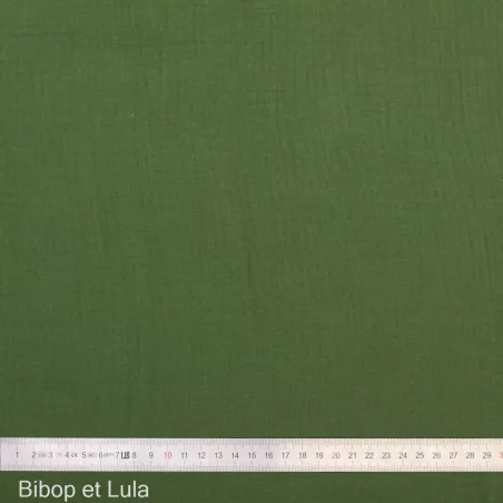 Double gaze de coton Vert