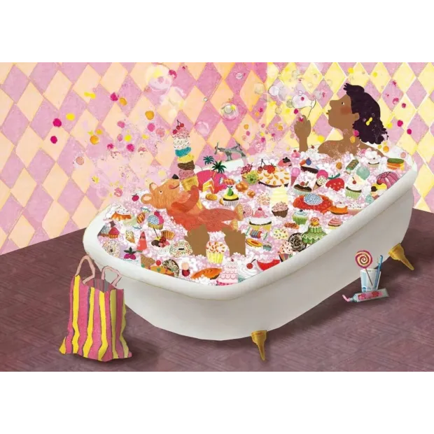 Carte Postale Bain Gourmand