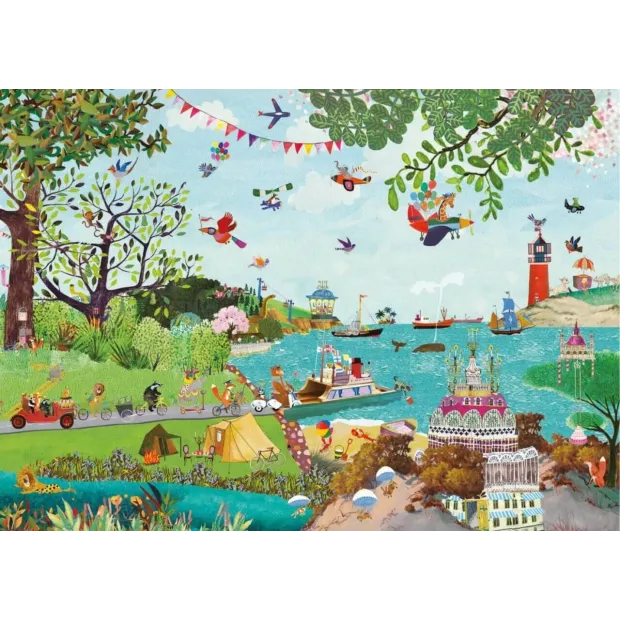 Carte Postale Parade des animaux
