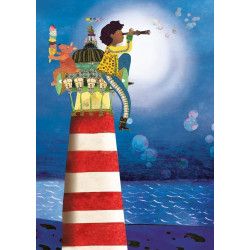 Carte Postale Phare - Bibop et Lula