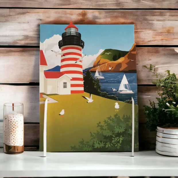 3D Pop Up Carte Anniversaire Phare
