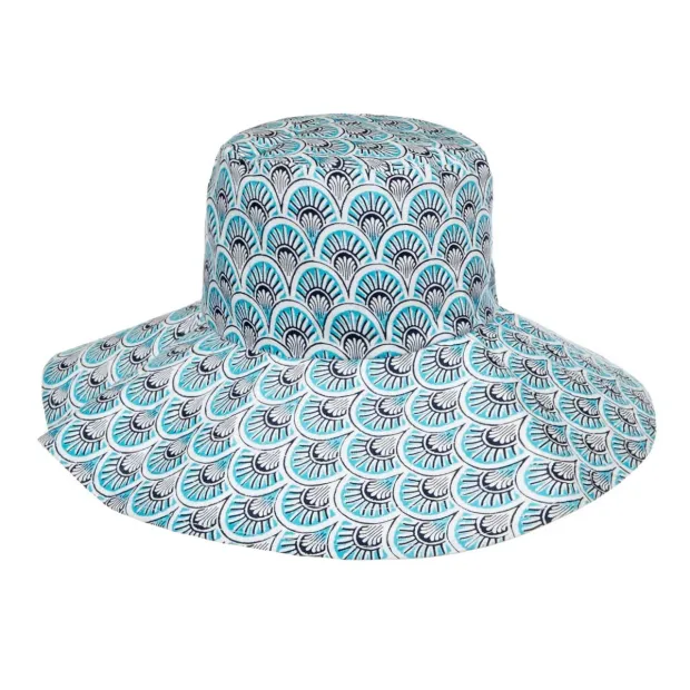 Capeline tissu Blue sunrise