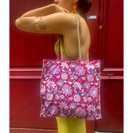 Sac cabas toile de jute Mysore