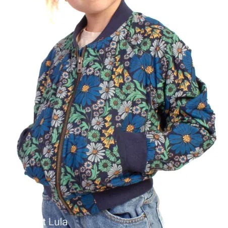 Bombers coton Okura Bleu