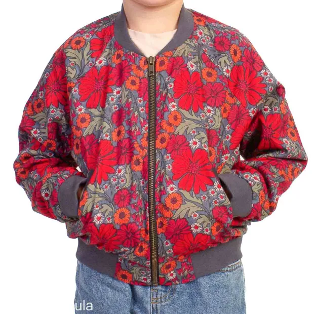 Bombers coton Okura Rouge