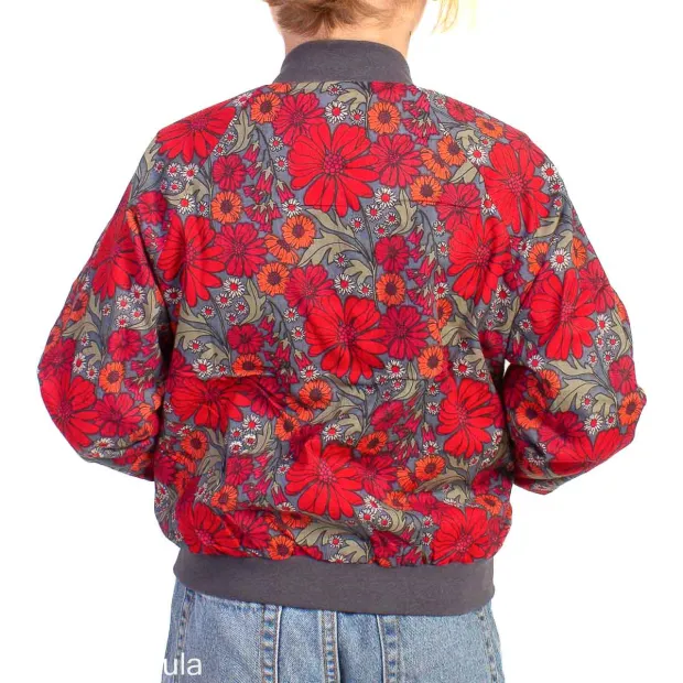 Bombers coton Okura Rouge