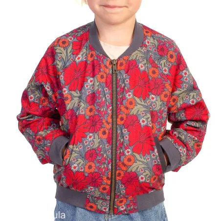 Bombers coton Okura Rouge