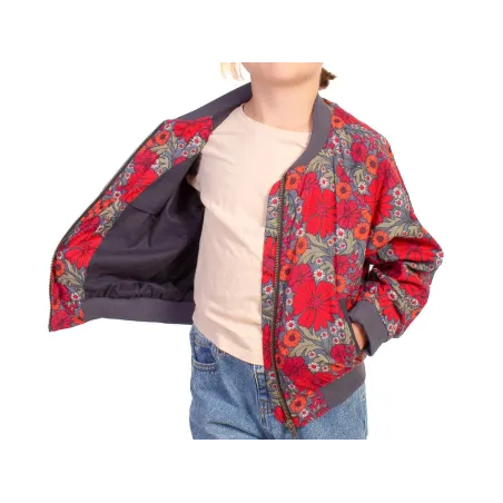 Bombers coton Okura Rouge