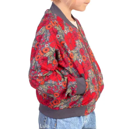 Bombers coton Okura Rouge
