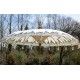 Parasol balinais écru coton diamètre 225cm - Bibop et Lula