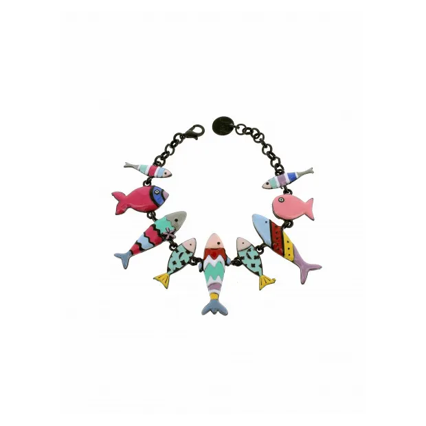 Bracelet Poissons multicolores