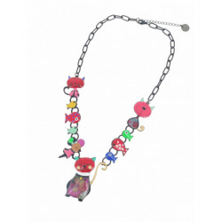 Collier Chat Rouge - Bibop et Lula