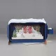 3D Pop Up Carte Postale Maison sous la neige - Bibop et Lula