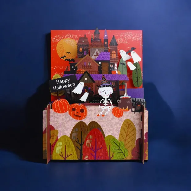 3D Pop Up Carte postale Halloween