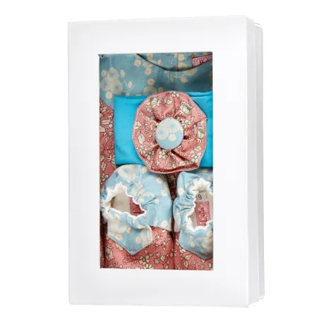 Coffret de naissance fille 0-6 mois rose et bleu