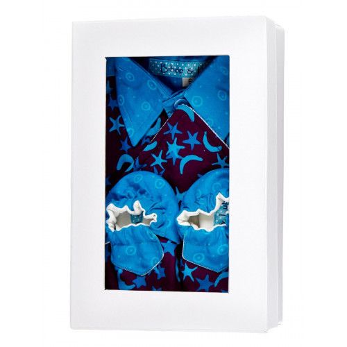 Coffret de naissance fille 0-6 mois garçon étoile bleu Manille - Bibop et Lula