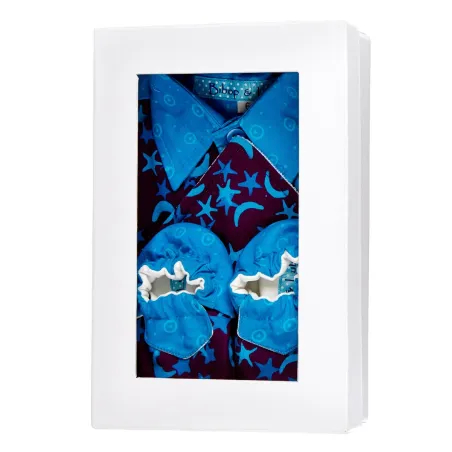 Coffret de naissance fille 0-6 mois garçon étoile bleu Manille