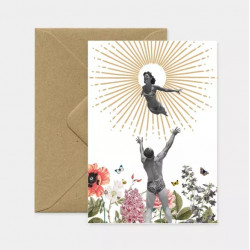 Carte Postale Flying - Bibop et Lula
