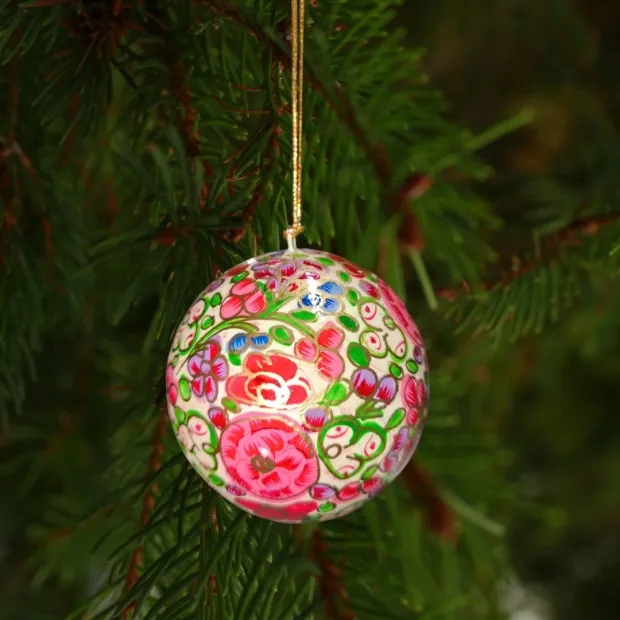 Boule de Noël Hema couleur ivoire