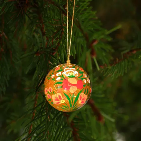 Boule de Noël Anju doré