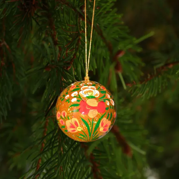 Boule de Noël Anju doré