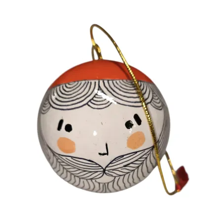 Boule de Noël Suraya jaune