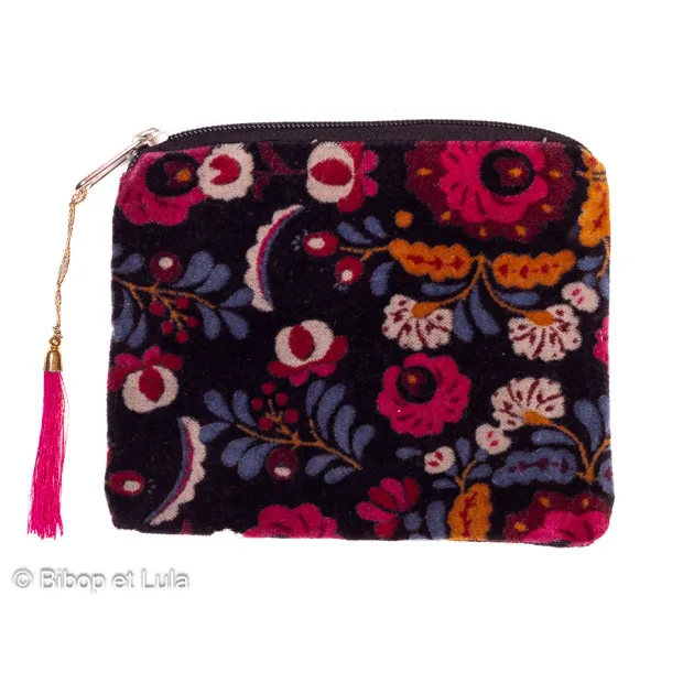 Petite pochette velours Chandra