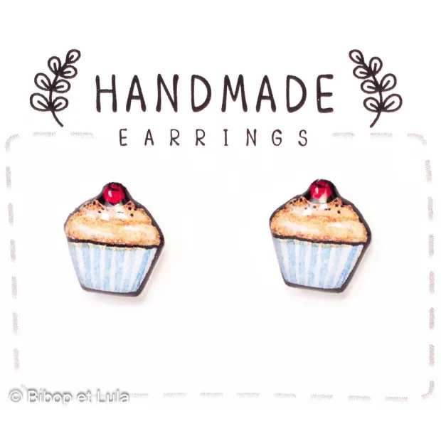 Puces d'oreilles Cupcakes