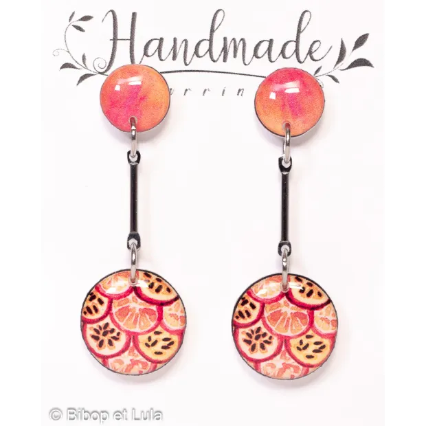 Boucles d'oreilles clous pendantes , Bilbao