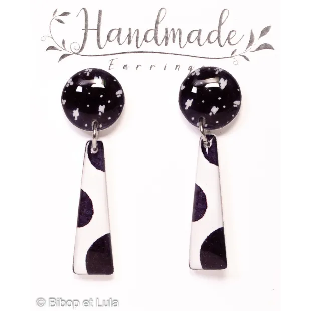 Boucles d'oreilles clous pendantes , Berlin
