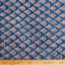 Tissu block print indien Birbara - Bibop et Lula