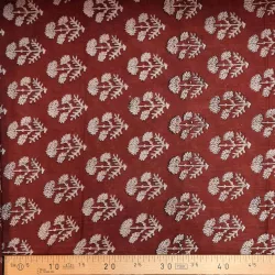 Tissu block print indien Dentam - Bibop et Lula