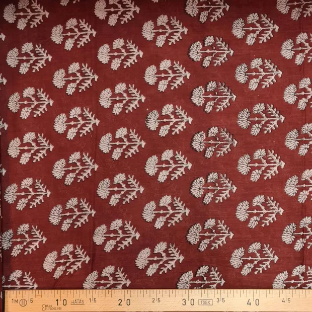 Tissu block print indienDentam