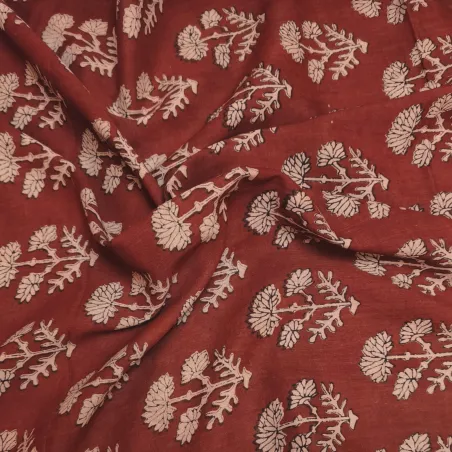 Tissu block print indienDentam
