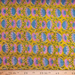 Tissu block print indien Sonada - Bibop et Lula