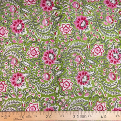 Tissu block print indien Tukvar - Bibop et Lula