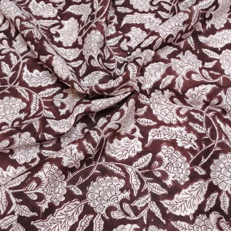 Tissu block print indien Siliguri