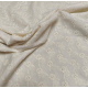 Tissu viscose broderie anglaise blanc cassé. - Bibop et Lula