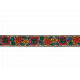 Galon brodé 3cm Fleurs écru - Bibop et Lula