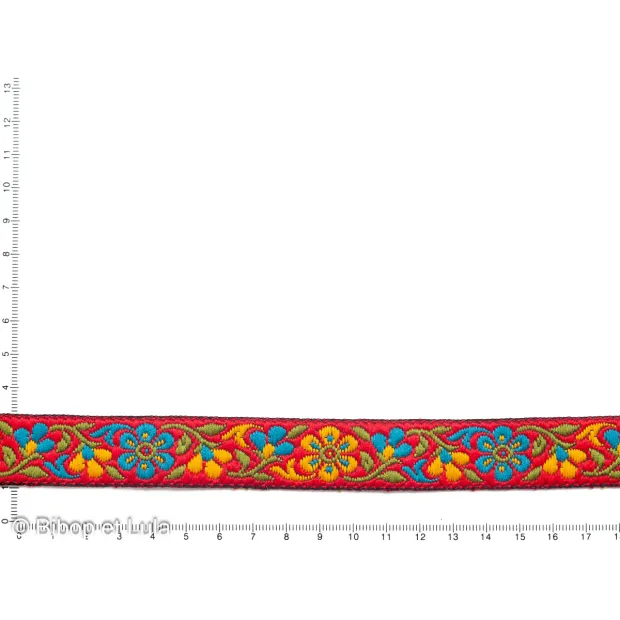 Galon brodé Fleurs 14