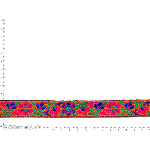 Galon brodé Fleurs 22