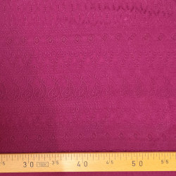 Tissu brodé Magenta - Bibop et Lula